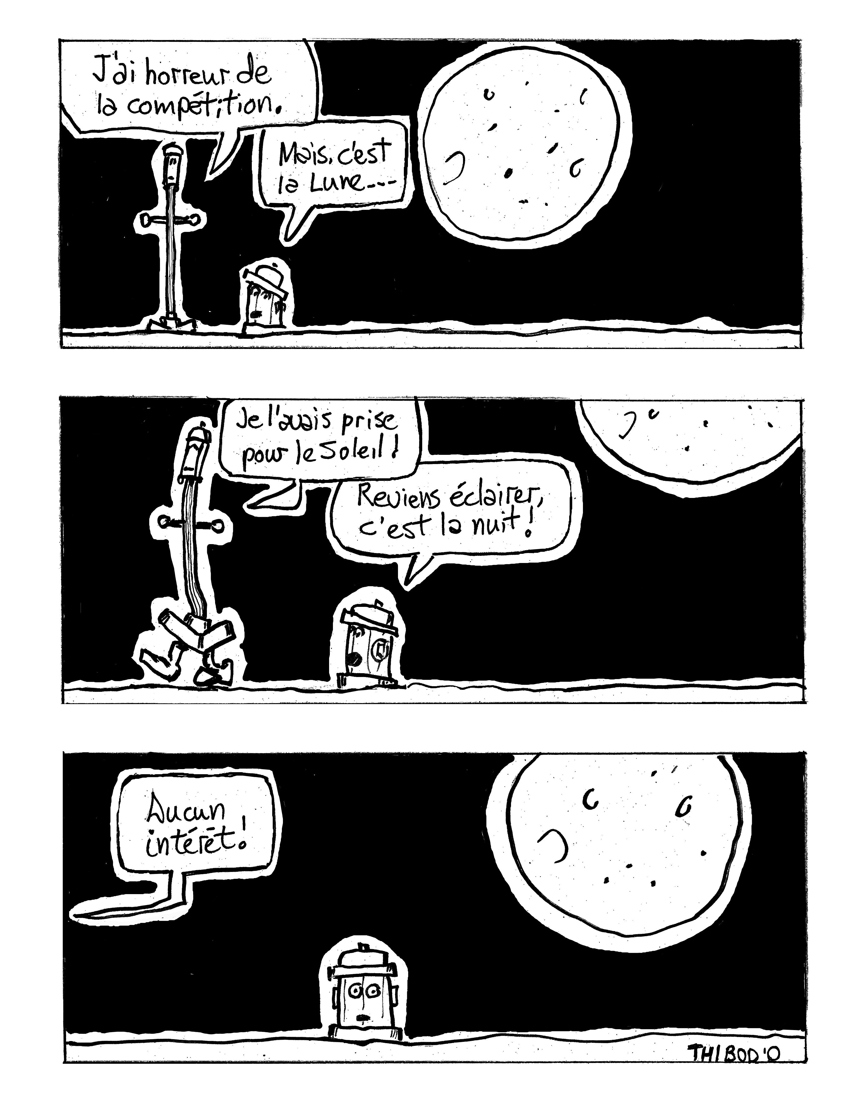 Réflexions urbaines lune