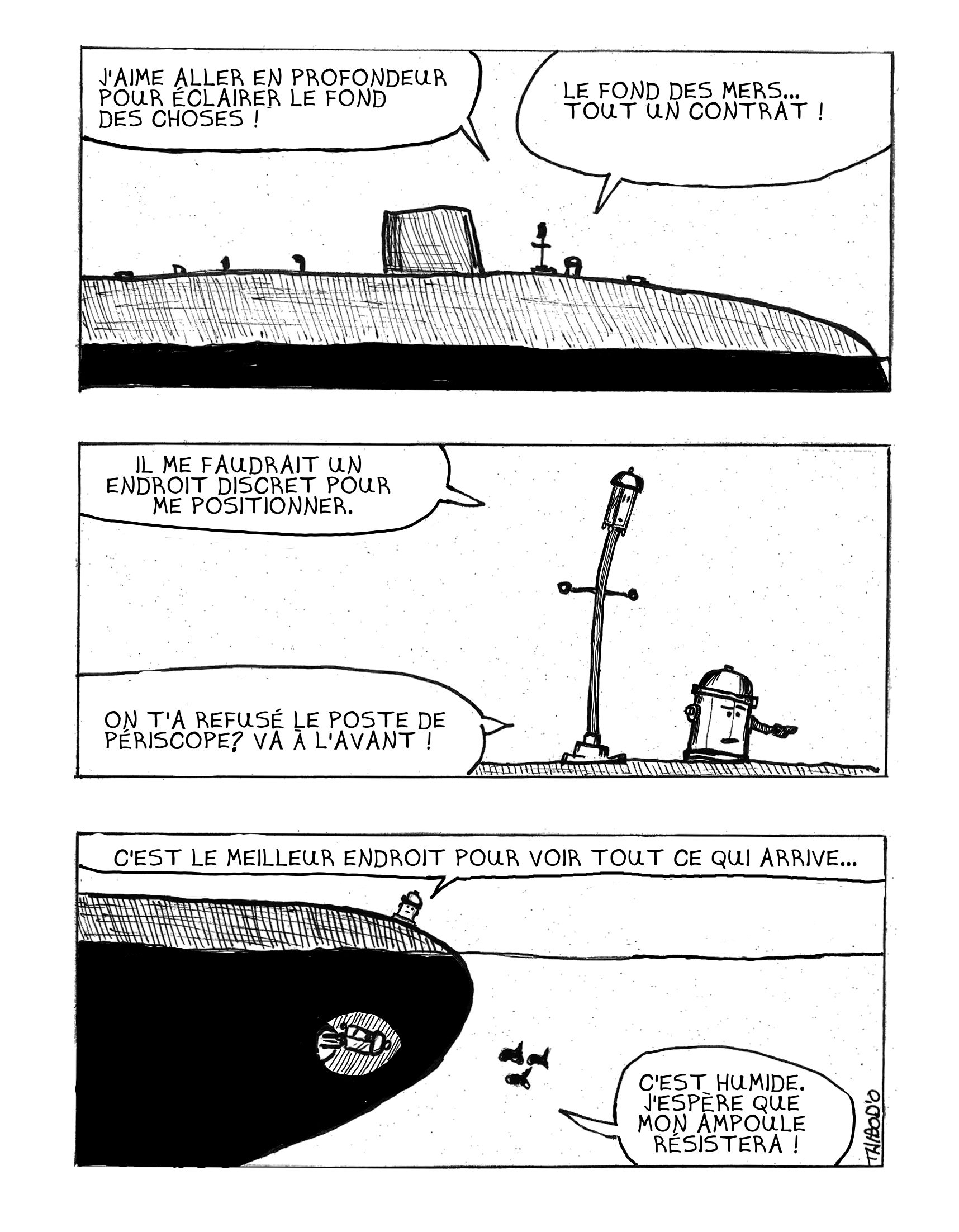 Réflexions urbaines sous-marin