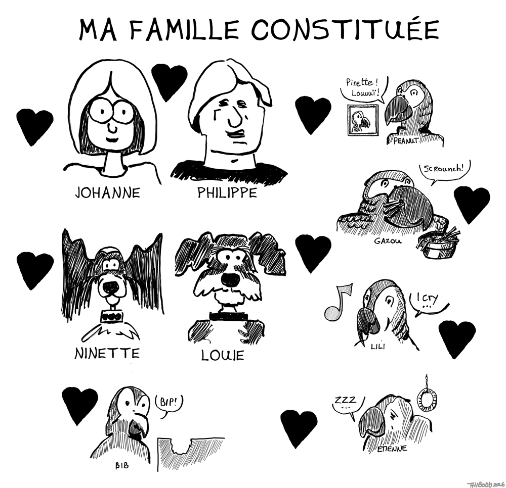 Ma famille constituée